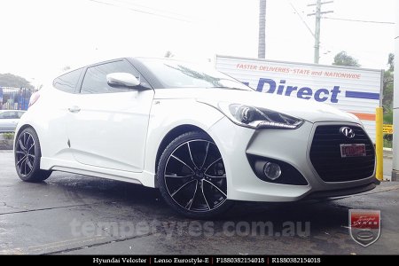 18x8.0 Lenso Eurostyle E ESE on HYUNDAI VELOSTER