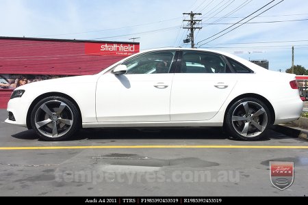 19x8.5 TTRS on AUDI A4