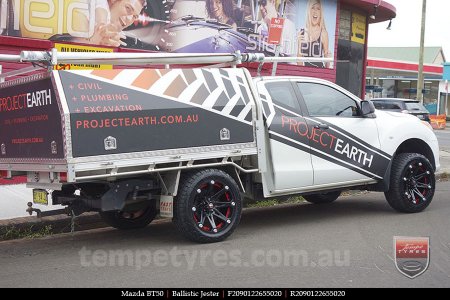 20x9.0 Ballistic Jester on MAZDA BT50