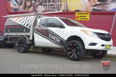 20x9.0 Ballistic Jester on MAZDA BT50