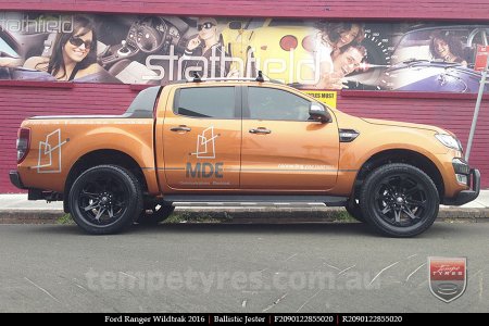 20x9.0 Ballistic Jester on FORD RANGER WILDTRAK