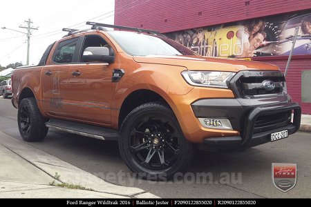 20x9.0 Ballistic Jester on FORD RANGER WILDTRAK