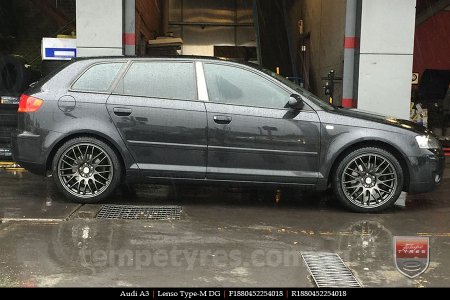 18x8.0 Lenso Type-M DG on AUDI A3