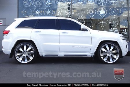 24x10 Lenso Concerto - BKI on JEEP GRAND CHEROKEE