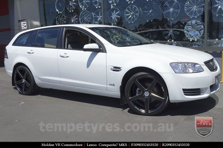 20x9.0 20x10.5 Lenso Conquista 7 MKS CQ7 on HOLDEN COMMODORE VE