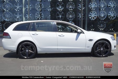 20x9.0 20x10.5 Lenso Conquista 7 MKS CQ7 on HOLDEN COMMODORE VE