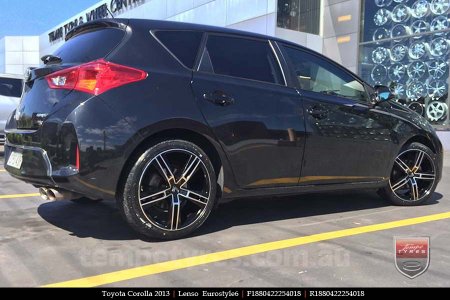 18x8.0 Lenso Eurostyle 6 ES6 on TOYOTA COROLLA