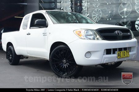 20x8.5 20x9.5 Lenso Conquista 5 SB CQ5 on TOYOTA HILUX