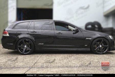 20x9.0 20x10.5 Lenso Conquista 7 MKS CQ7 on HOLDEN COMMODORE VE