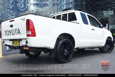 20x8.5 20x9.5 Lenso Conquista 5 SB CQ5 on TOYOTA HILUX