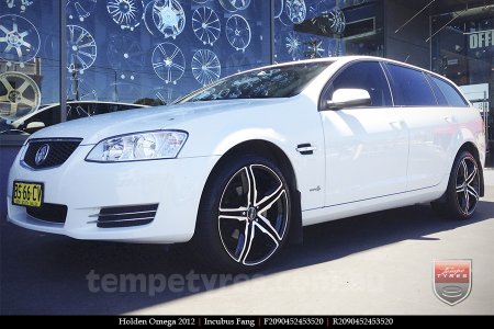 20x9.0 Incubus Fang on HOLDEN COMMODORE VE