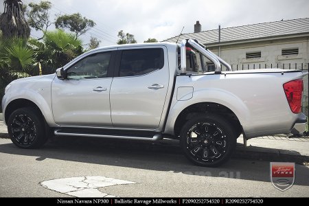 20x9.0 Ballistic Ravage Millworks on NISSAN NAVARA NP300 