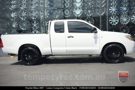 20x8.5 20x9.5 Lenso Conquista 5 SB CQ5 on TOYOTA HILUX