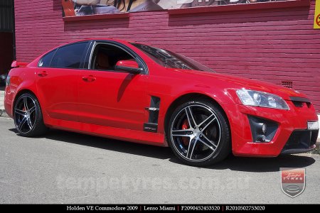 20x9.0 20x10 Lenso Miami on HOLDEN COMMODORE VE