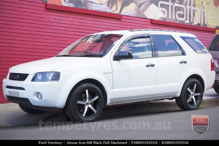 18x8.0 Akuza Axis 848 BFM on FORD TERRITORY