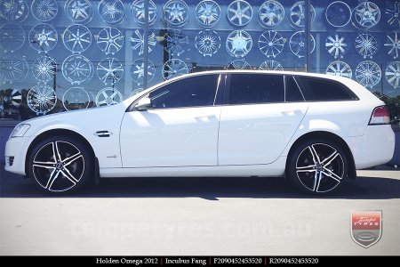 20x9.0 Incubus Fang on HOLDEN COMMODORE VE