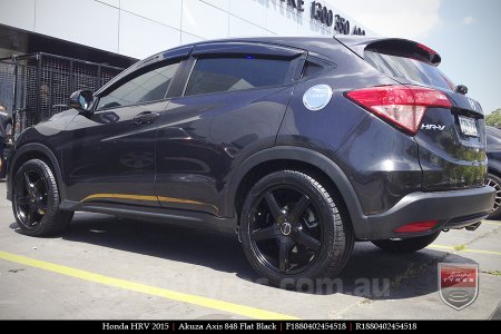 18x8.0 Akuza Axis 848 FB on HONDA HRV