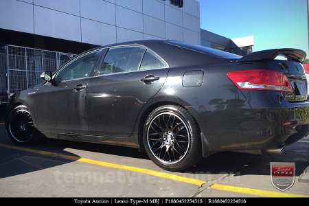 18x8.0 Lenso Type-M MBJ on TOYOTA AURION