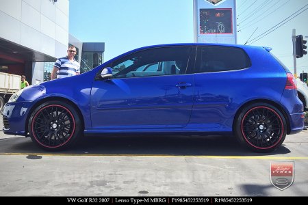 19x8.5 Lenso Type-M MBRG on VW GOLF