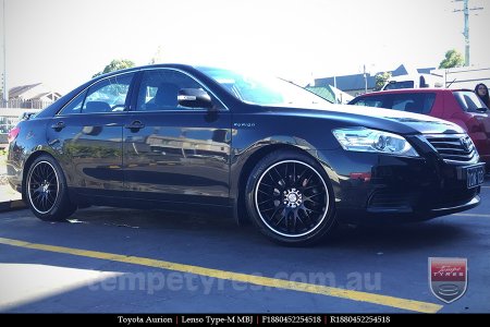 18x8.0 Lenso Type-M MBJ on TOYOTA AURION