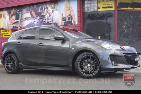 18x8.0 Lenso Type-M DG on MAZDA 3