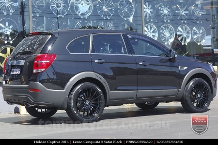 20x8.5 20x9.5 Lenso Conquista 5 SB CQ5 on HOLDEN CAPTIVA