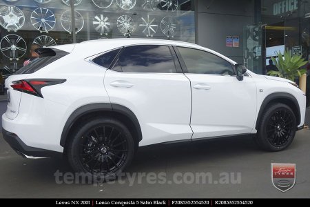 20x9.5 Lenso Conquista 5 SB CQ5 on LEXUS NX