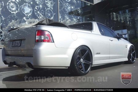 20x9.0 20x10.5 Lenso Conquista 7 MKS CQ7 on HOLDEN COMMODORE VE