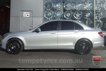 20x9.5 Lenso Conquista 5 SB CQ5 on MERCEDES C-Class