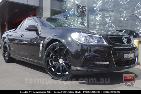 20x8.5 20x10 Sothis SC101 GB on HOLDEN COMMODORE VF