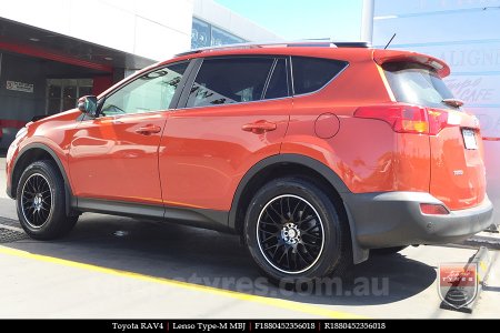 18x8.0 Lenso Type-M MBJ on TOYOTA RAV4