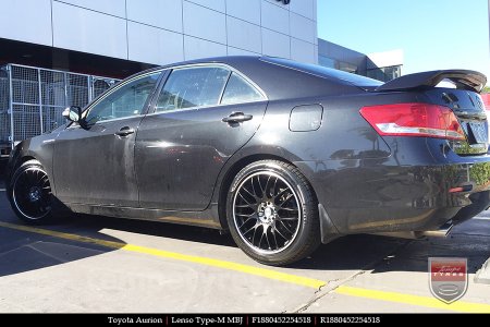 18x8.0 Lenso Type-M MBJ on TOYOTA AURION