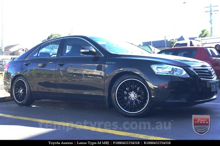 18x8.0 Lenso Type-M MBJ on TOYOTA AURION