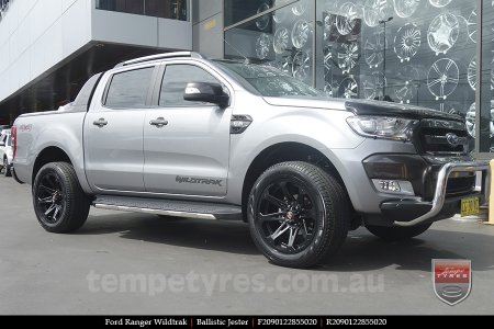 20x9.0 Ballistic Jester on FORD RANGER WILDTRAK