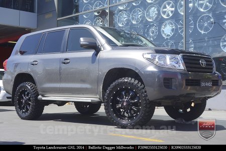 20x9.0 Ballistic Dagger BFM on TOYOTA LANDCRUISER