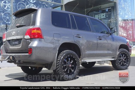 20x9.0 Ballistic Dagger BFM on TOYOTA LANDCRUISER