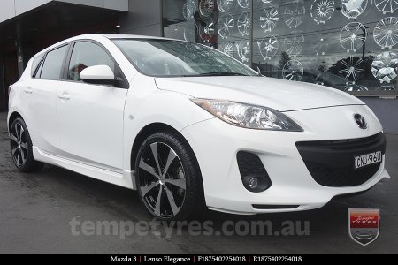 18x7.5 Lenso Elegance on MAZDA 3