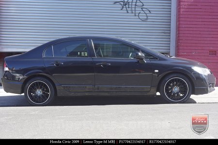 17x7.0 Lenso Type-M - MBJ on HONDA CIVIC