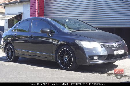 17x7.0 Lenso Type-M - MBJ on HONDA CIVIC