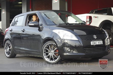 17x7.0 Lenso OP4 on SUZUKI SWIFT