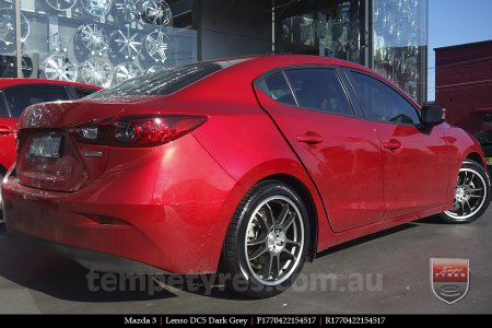 17x7.0 Lenso DC5 on MAZDA 3