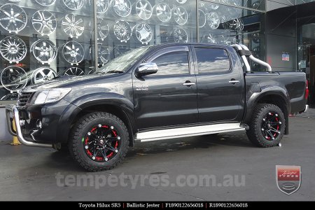 18x9.0 Ballistic Jester on TOYOTA HILUX SR5