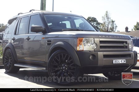 22x10 Cosworth Black on LAND ROVER DISCOVERY