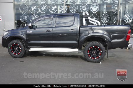 18x9.0 Ballistic Jester on TOYOTA HILUX SR5