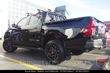 17x9.0 Ballistic Anvil Millworks on TOYOTA HILUX