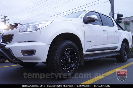 17x9.0 Ballistic Scythe Millworks on HOLDEN COLORADO