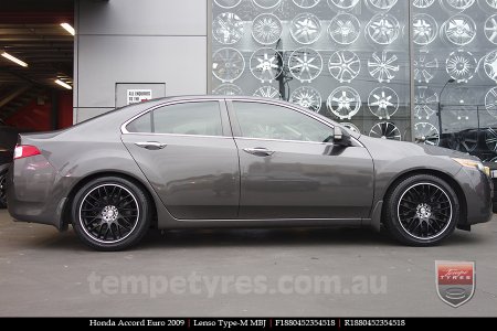 18x8.0 Lenso Type-M MBJ on HONDA ACCORD