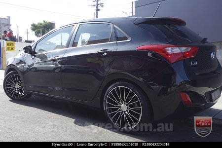 18x8.0 Lenso Eurostyle C ESC on HYUNDAI i30