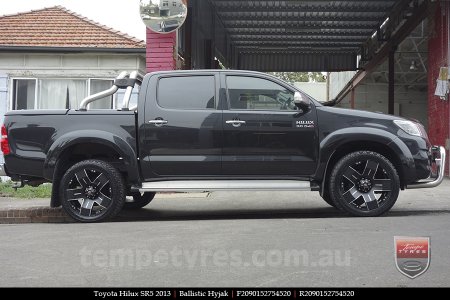 20x9.0 Ballistic Hyjak on TOYOTA HILUX SR5