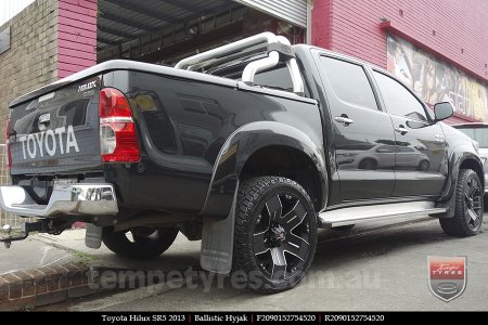 20x9.0 Ballistic Hyjak on TOYOTA HILUX SR5